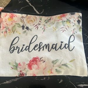 Bridesmaid make up bag